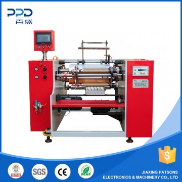 3 shaft aluminium foil rewinding machine